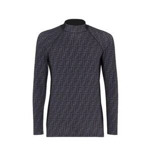 Fendi FF Logo Print Black Jumper M FAF703 IT NWT $930